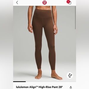 Lululemon Align High-Rise Pant in Java